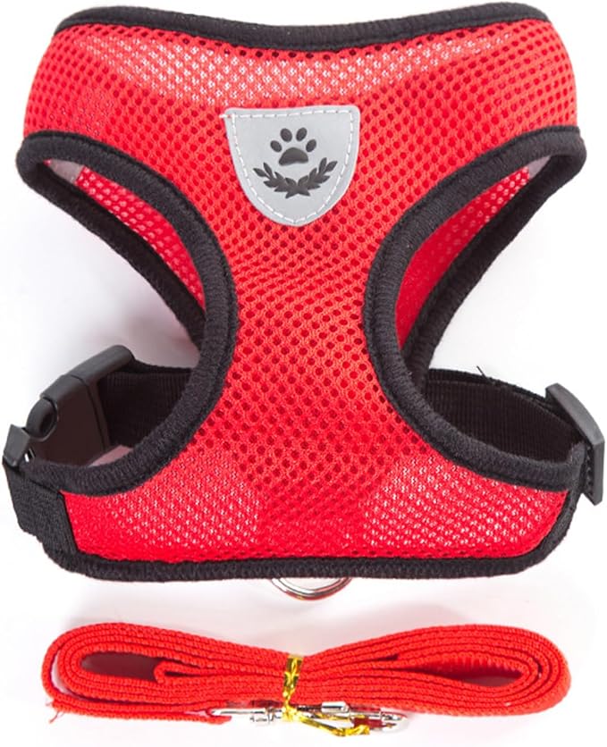 shudyear Summer cat Chest Harness and Leash, Anti-Escape Adjustable Soft mesh - Image 7