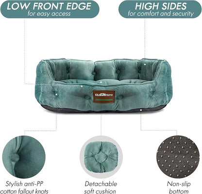 ClevaHome Cat Dog Bed for Small Pets up to 15lbs - Image 4