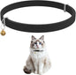 Cat Collar with Bell, 7-12 Inch Adjustable, Soft None Breakaway Lightweight by Sucegi