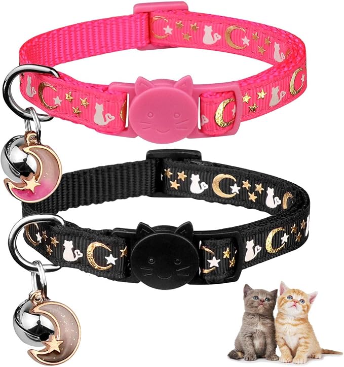 Baeuppit 2PCS Breakaway Cat Collars by Baeuppit