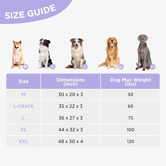 LE SURE Outdoor Waterproof Dog Crate Bed Large Sized Dog, Orthopedic Egg Crate - Image 6