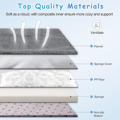 Magic Dog Super Soft Medium Dog Bed, 32 Inches Orthopedic Foam Pet Beds - Image 6