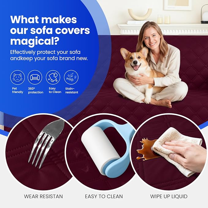 Waterproof Dog Bed Cover Pet Blanket, Soft Couch Cover - Image 6