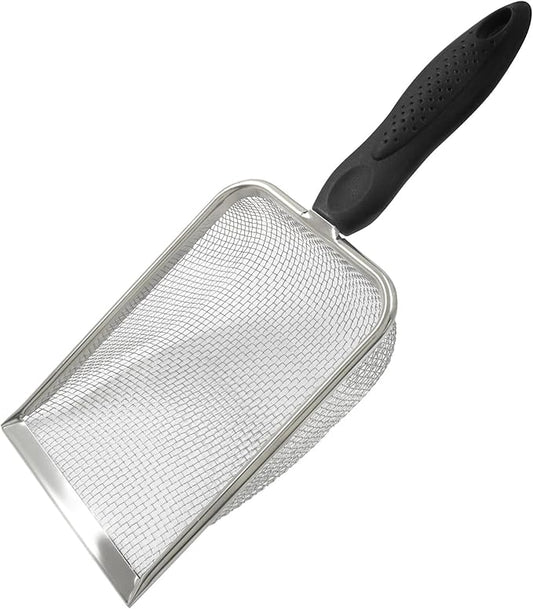Murtenze Stainless Steel Cat Litter Scoop, Non-Stick Coated Metal Fine Sand by Murtenze