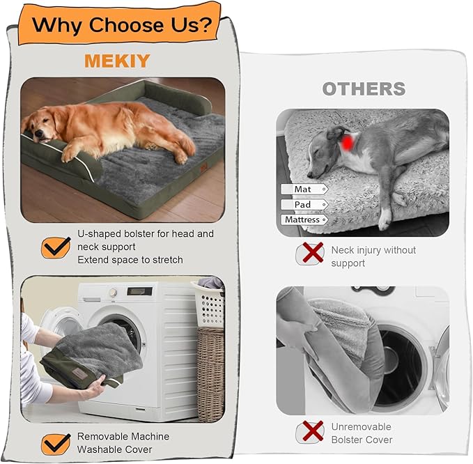Small Dog Bed Orthopedic Washable Cat Bed Memory Foam Small Couch Sofa Indoor - Image 4
