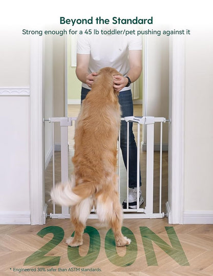 Babelio 36" Tall Baby Gate, PressGuard P7, 29-48" Auto Close Pressure Mounted - Image 2