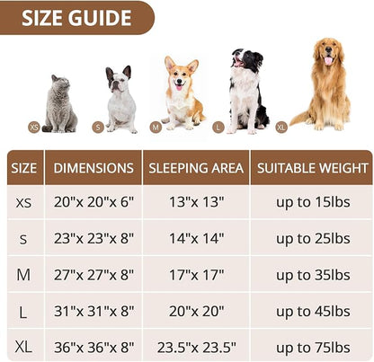 JOLLYVOGUE Calming Dog Bed for Small Dogs - Image 5