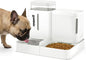 Gravity Dog Food and Water Dispenser, 2 in 1 Automatic Dog Feeder by Zomisia