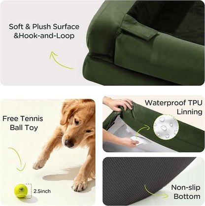 Orthopedic Dog Beds for Large Medium Dogs, Big Waterproof Memory Foam Pet Couch - Image 6