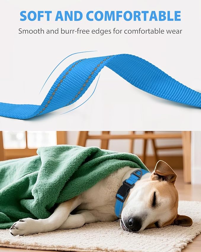 Joytale Reflective Dog Collar, Adjustable Nylon Pet Collar - Image 3