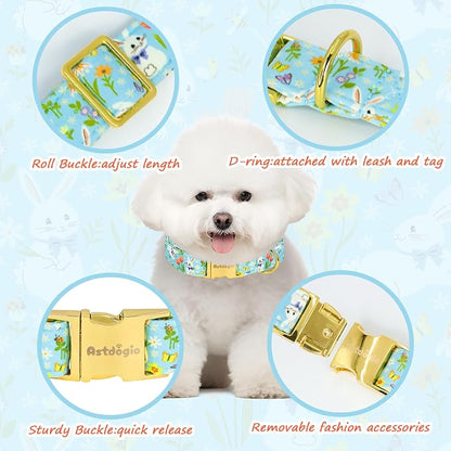 Easter Dog Collar for Medium Dogs, Easter & Spring Theme Medium Dog Collar - Image 4