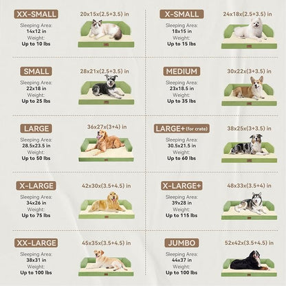Large Dog Bed Orthopedic Washable - Image 2