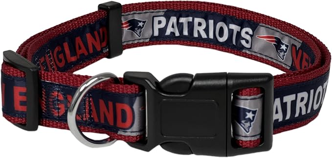 NFL PET Collar New England Patriots Dog Collar, Small Football Team Collar - Image 2