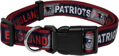 NFL PET Collar New England Patriots Dog Collar, Medium Football Team Collar - Image 2