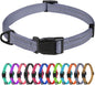 TagME Reflective Nylon Dog Collars, Adjustable Classic Pet Collar by TagME