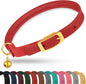 OOPSDOGGY Rolled Leather Cat Collar by OOPSDOGGY