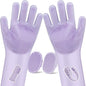 6PCS Pet Grooming Kit for Dogs, Cats and Horses | Dog Washing Gloves | Dog Bath by Augwind