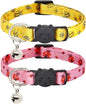Cat Collar, 2 Pack Breakaway Collar by Giecooh