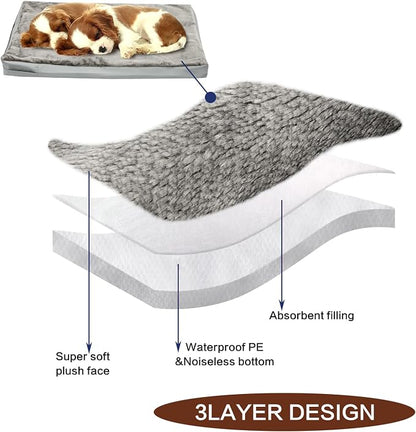 Waterproof Dog Bed Cover, Washable Removable Pet Dog Bed Replacement Cover - Image 3