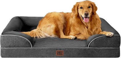 EHEYCIGA Orthopedic Dog Beds for Extra Large Dogs, Waterproof Memory Foam XL by EHEYCIGA