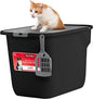 IRIS USA Cat Litter Box, Large Cat Box Enclosure, Top Entry by IRISUSA