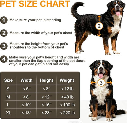XL Dog Door for Wall, All Aluminum Extra Large Dog Door, Heavy Duty Pet Door - Image 7