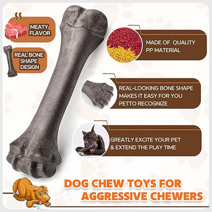 Dog Toys for Aggressive Chewers, Indestructible Bones Toy for Aggressive Chewers - Image 3