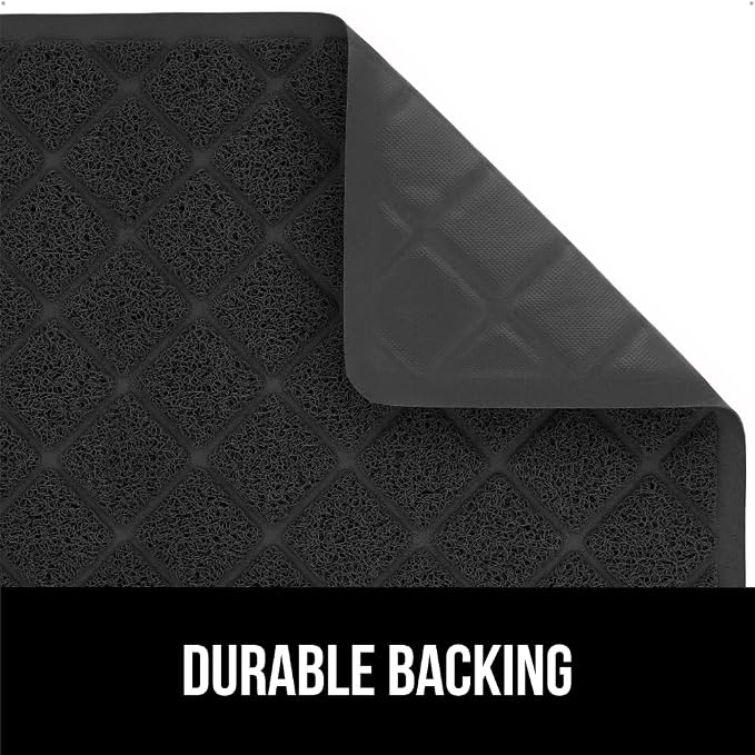 GORILLA GRIP Cat Litter Box Mat, 35x23 2 Pack, Water Resistant, US Designed - Image 4