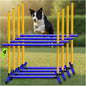 Dog Agility Hurdle Training Set, 4-Sets Jump Bar Equipment by MAICOBI