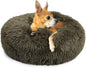 Calming Donut Dogs Beds for Small Dogs Washable, 19inch Fluffy Round Puppy Bed by nononfish