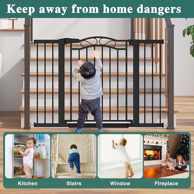 Fairy Baby 29.53"-32.28" Wide Baby Gate - Image 6