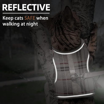 PUPTECK Soft Mesh Cat Vest Harness and Leash Set Puppy Padded Pet Harnesses - Image 5