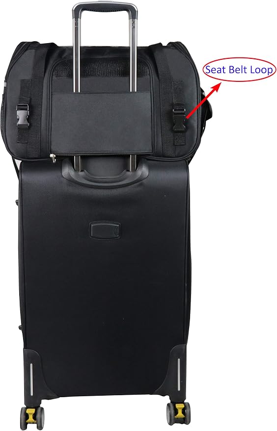 EliteField Soft Pet Carrier Soft Sided Dog Puppy Cat Carrier Travel Bag - Image 5