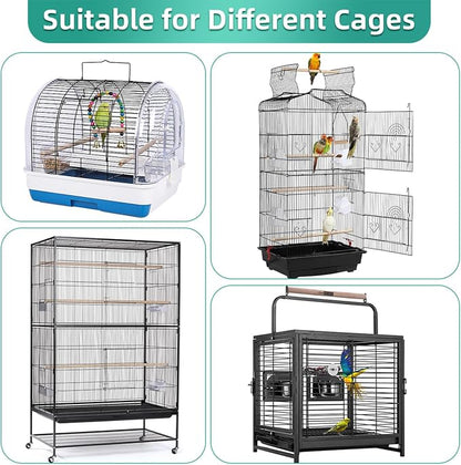 Bird Cage Seed Catcher, Seed Catcher Guard Net Cover, Parrot Nylon Mesh Net - Image 6