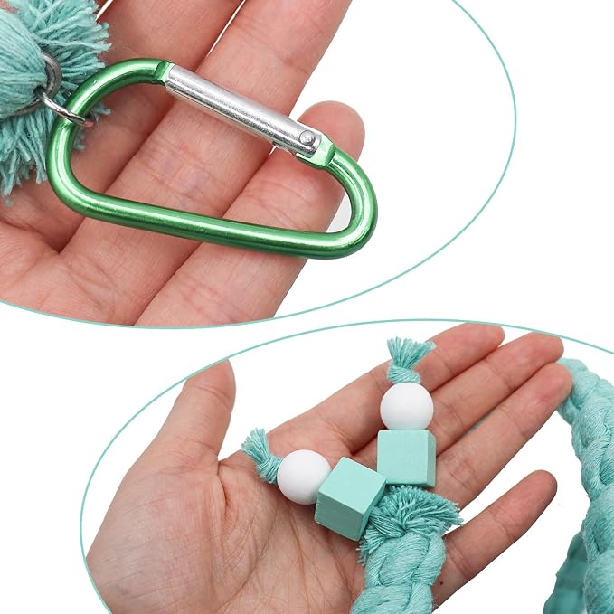 Dnoifne Bird Spiral Rope Perch - Image 5