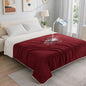 LOOBANI Waterproof Blanket for Bed: Reversible Soft Flannel Twin Bed Blanket by LOOBANI