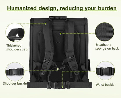 Pecute Cat Backpack Carrier Expandable, Pet Backpack - Image 7