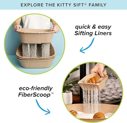 Kitty Sift Disposable Cat Litter Box Large, Durable Portable - Image 10