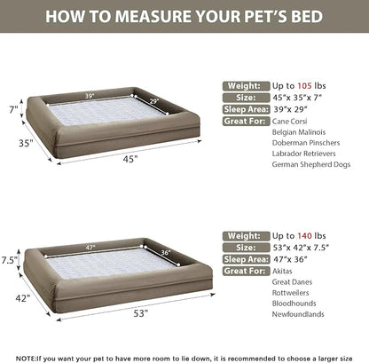 WNPETHOME XXL Extra Large Dog Bed, Washable Dog Couch - Image 3