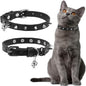 EXPAWLORER Leather Cat Collar for Girl Boy- Adjustable Pet Collar by EXPAWLORER