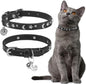EXPAWLORER Cat Collar for Girl Boy Cats- Adjustable Leather Pet Collar by EXPAWLORER