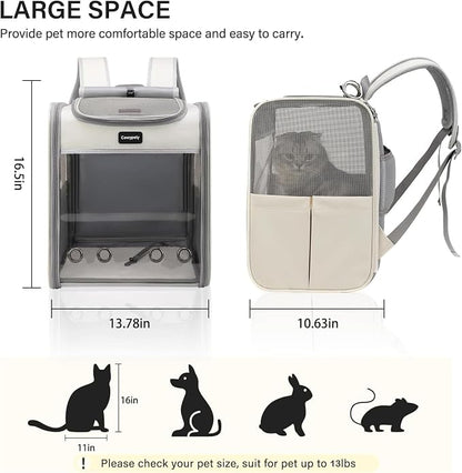 Cat Carrier Backpack, Cat Carrier - Image 4