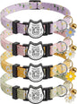 4 Pack-QR Code Cat Collar Breakaway Safe by Taghelp