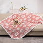 Waterproof Blanket for Dog Cat or Adult, Cute 3D Textured Flower Dog Blanket by Yaning