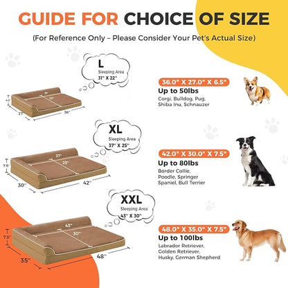 Dog Bed Large Sized Dogs, Orthopedic Dog Bed - Image 4