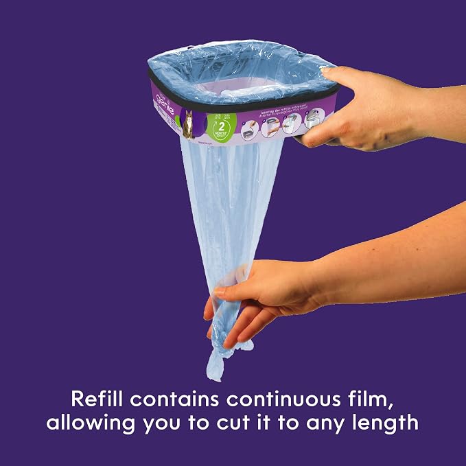 Litter Genie Refill Bags | Jumbo 2-Pack, 56 Total ft | Up to 8 Months of Supply - Image 8