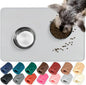 VIVAGLORY Dog Food Mat Flexmat Dog Bowl Mat, Placemat Food Tray by Vivaglory