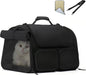FUKUMARU Cat Carrier, 4 Mesh Windows Small Dog Carrier, 4 Storage Pockets Cat by FUKUMARU