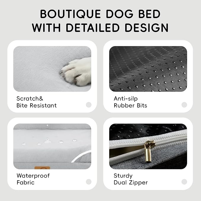 Homemate Dog Bed for Extra Large Dog: 48x35 in Orthopedic Large Dogs Bed XXL - Image 6