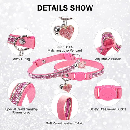Rhinestone Cat Collar Breakaway - Image 3